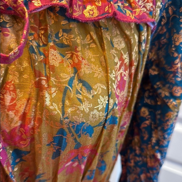 FARM Rio Floral Royalty Patch Maxi Dress Size S - Picture 14 of 14